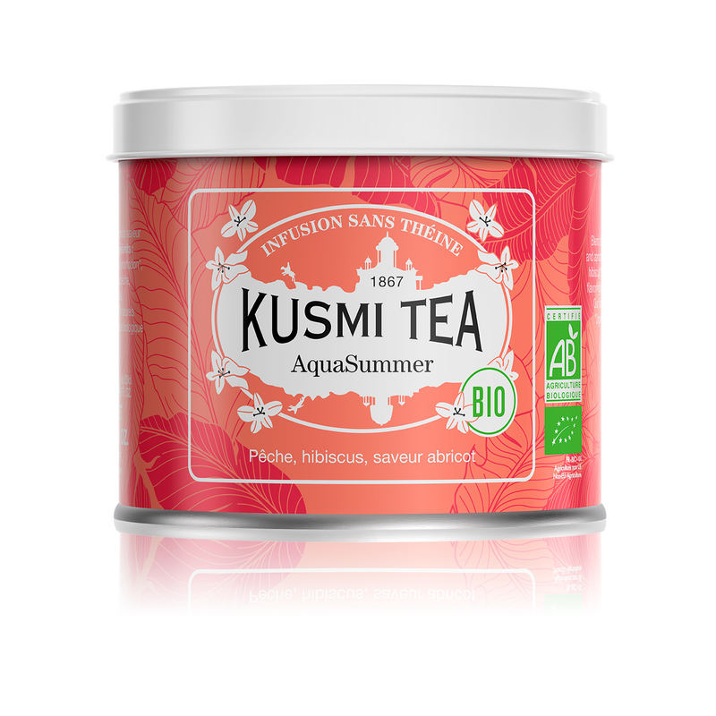 Mélange AquaSummer - Boîte métal 100g - Kusmi Tea - Thé et infusion - - La Guilde Culinaire
