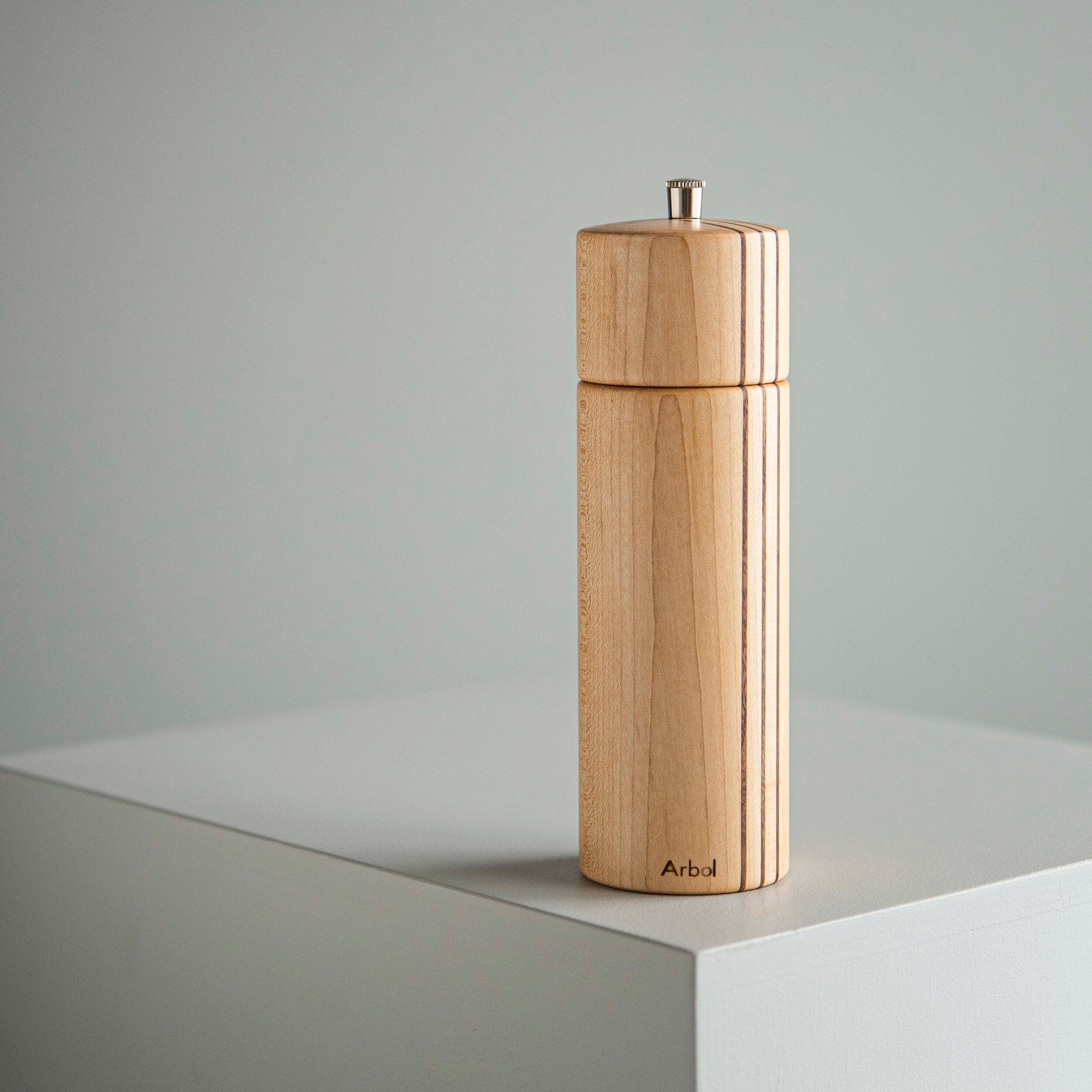 Moulin Sel en Érable Minimaliste - Arbol - Moulin à sel - - La Guilde Culinaire