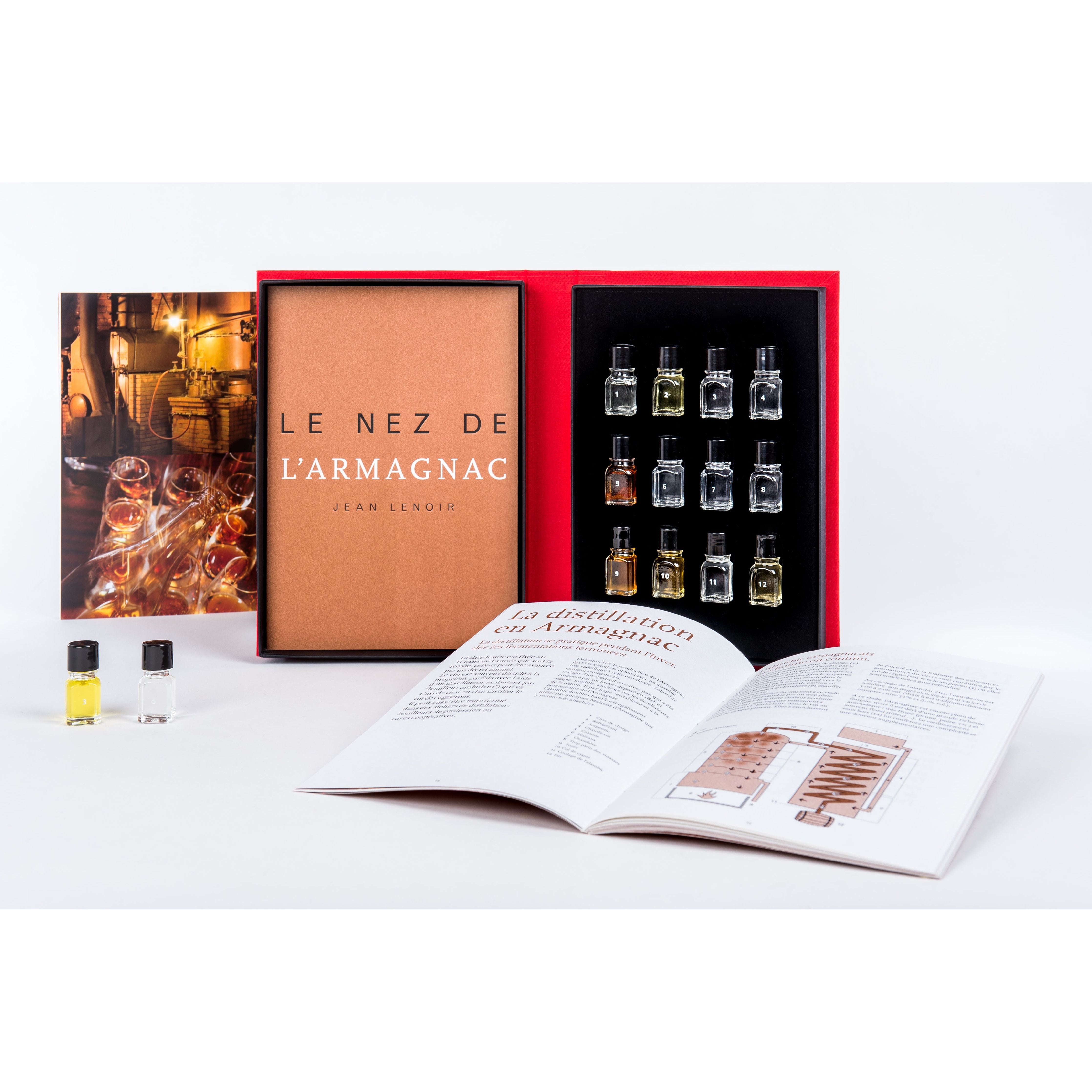 Le Nez de l'Armagnac 12 arômes - Boite ouverte - Le Nez du Vin - Livre d'alcool et boisson - - La Guilde Culinaire