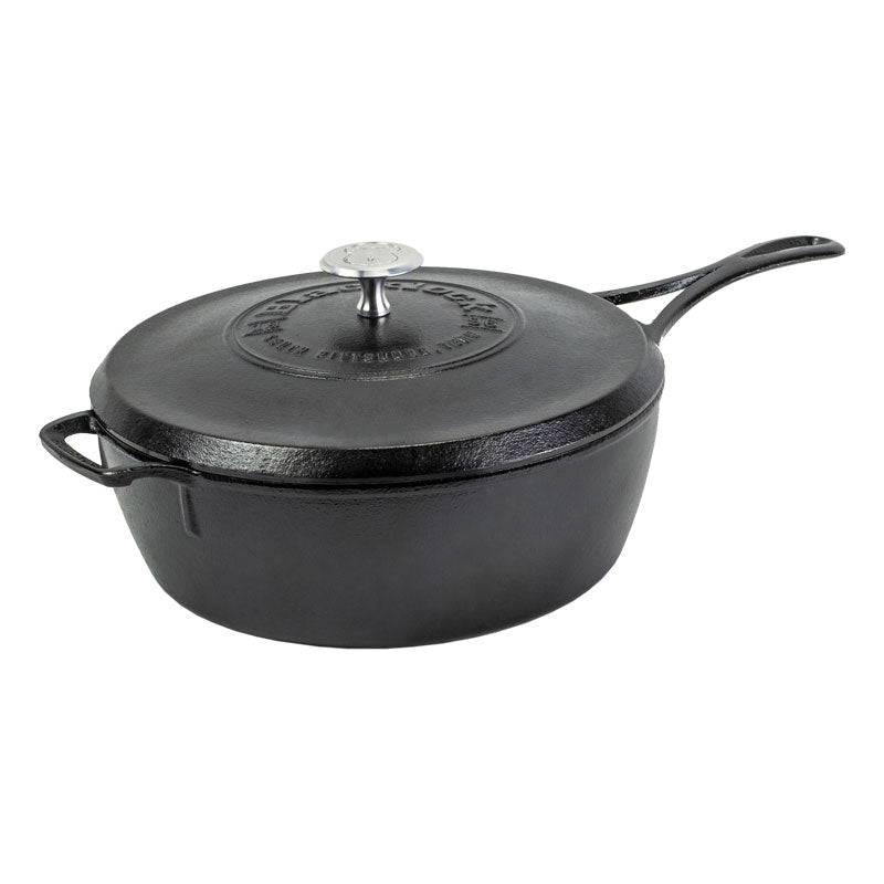Blacklock *49* Poêle profonde de 4 Qt. avec couvercle - Lodge - Poêle - - La Guilde Culinaire