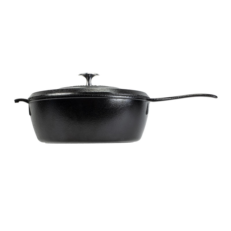 Blacklock *49* Poêle profonde de 4 Qt. avec couvercle - Lodge - Poêle - - La Guilde Culinaire