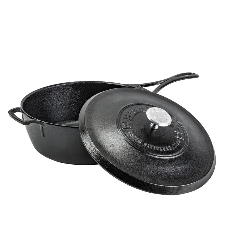 Blacklock *49* Poêle profonde de 4 Qt. avec couvercle - Lodge - Poêle - - La Guilde Culinaire