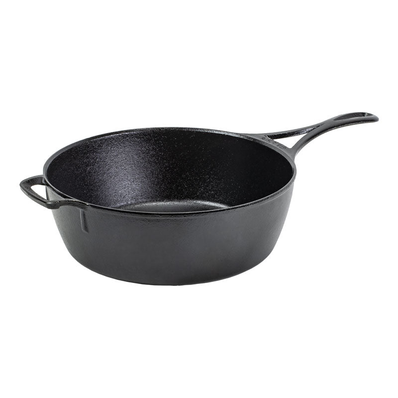 Blacklock *49* Poêle profonde de 4 Qt. avec couvercle - Lodge - Poêle - - La Guilde Culinaire