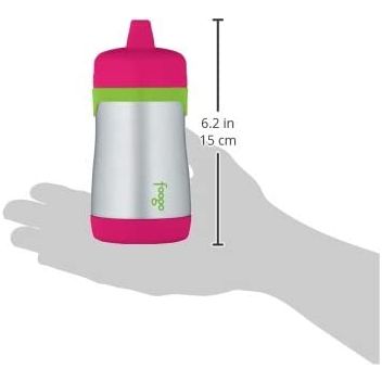 Bouteille à bec dur en acier inoxydable, Thermos Foogo 10 oz - Pastèque/Vert - Thermos - Bouteille d'eau - - La Guilde Culinaire