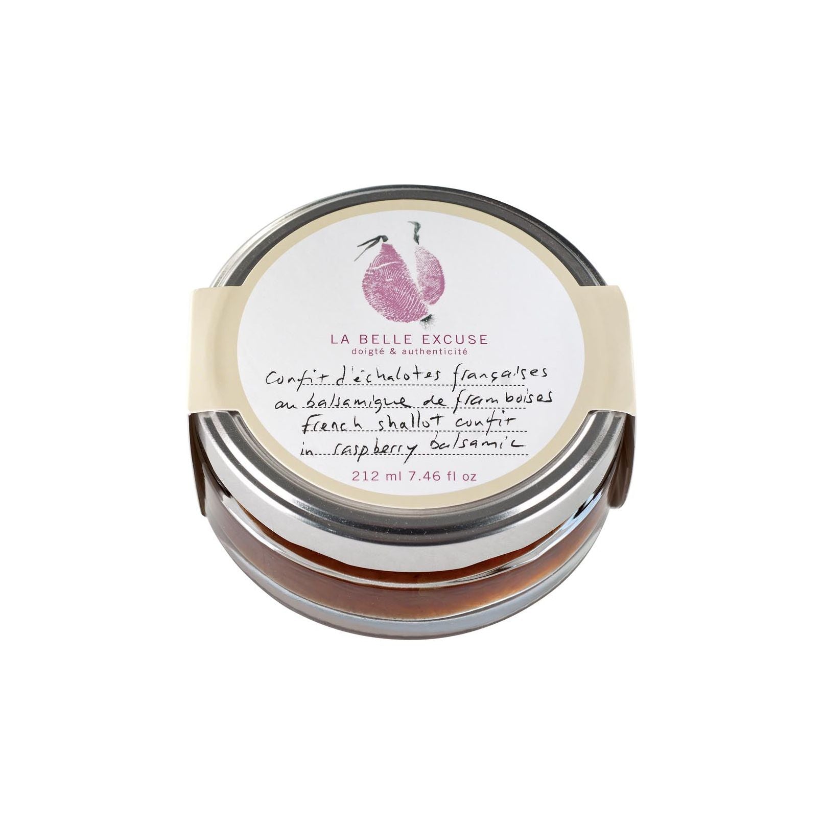 Confit d'échalotes françaises au balsamique de framboises - La Belle Excuse - Confit - - La Guilde Culinaire