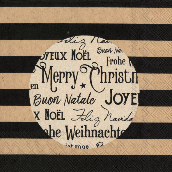 Serviette Cocktail Christmas Circle - IHR - Serviette - - La Guilde Culinaire