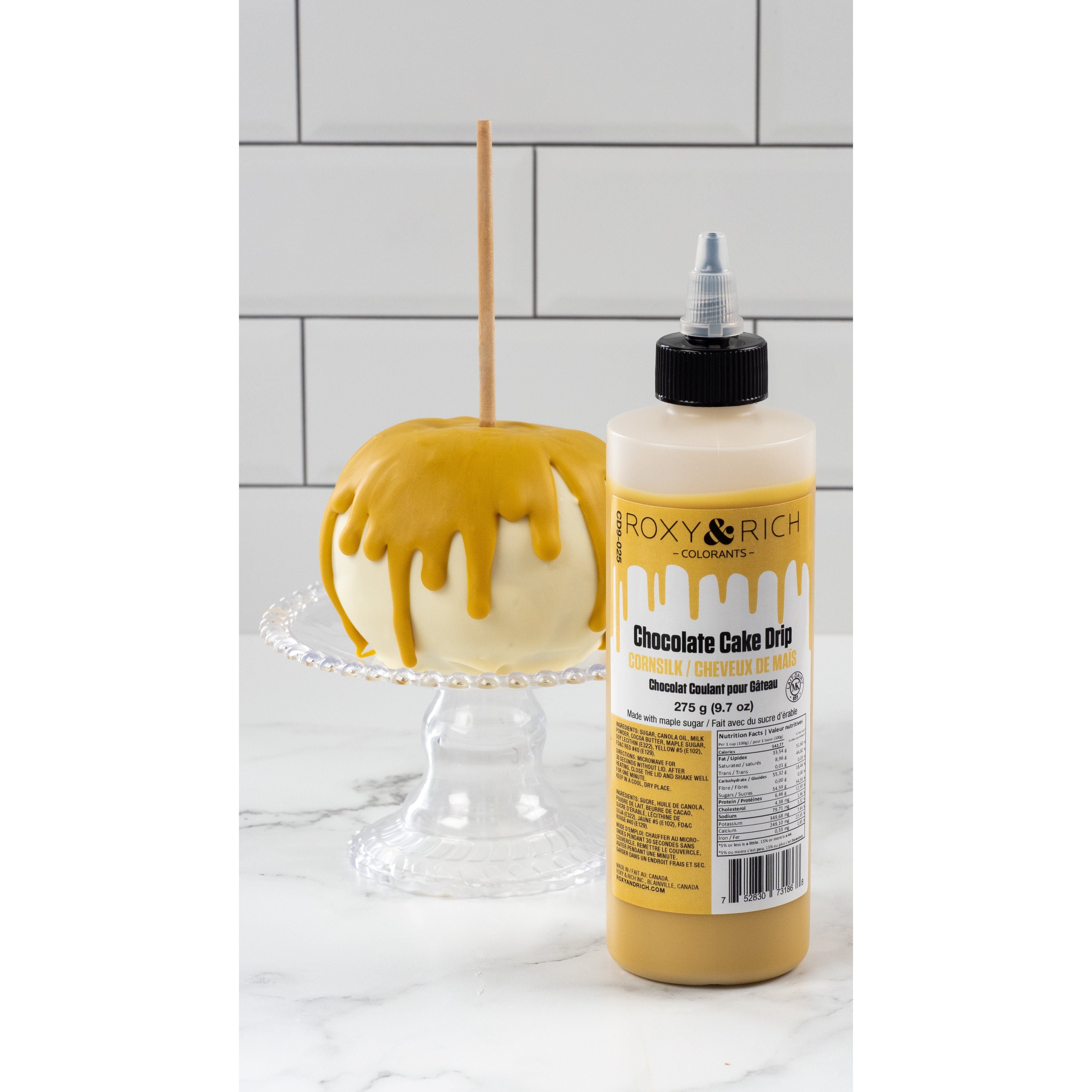 Chocolat Coulant pour Gâteau “Cake Drip” Cheveux de Maïs - 275g - Roxy & Rich - Chocolat coulant pour gâteau - - La Guilde Culinaire