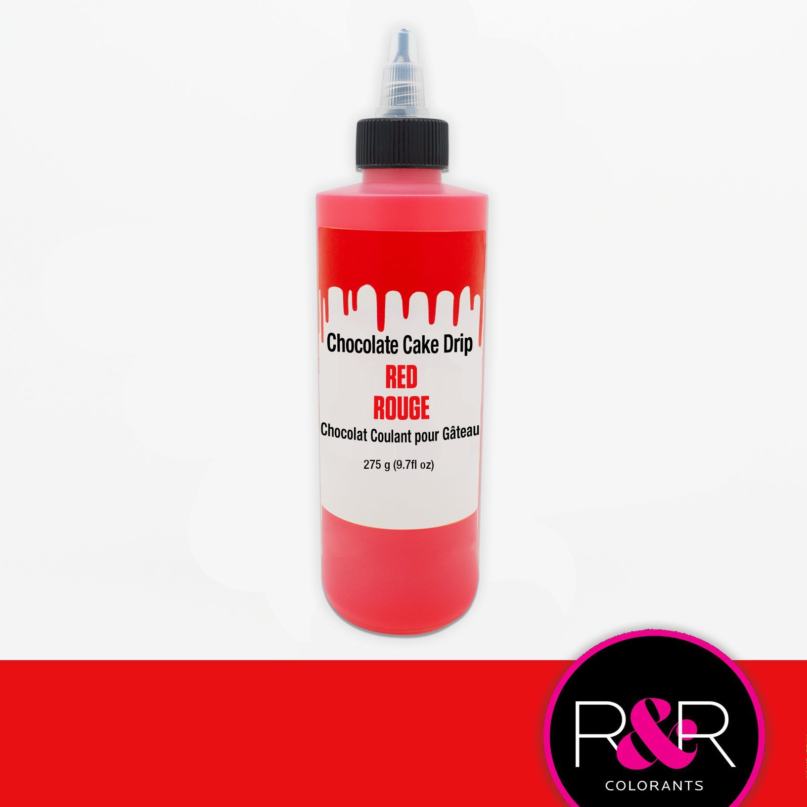 Chocolat Coulant pour Gâteau “Cake Drip” Rouge - Roxy & Rich - Chocolat coulant pour gâteau - - La Guilde Culinaire
