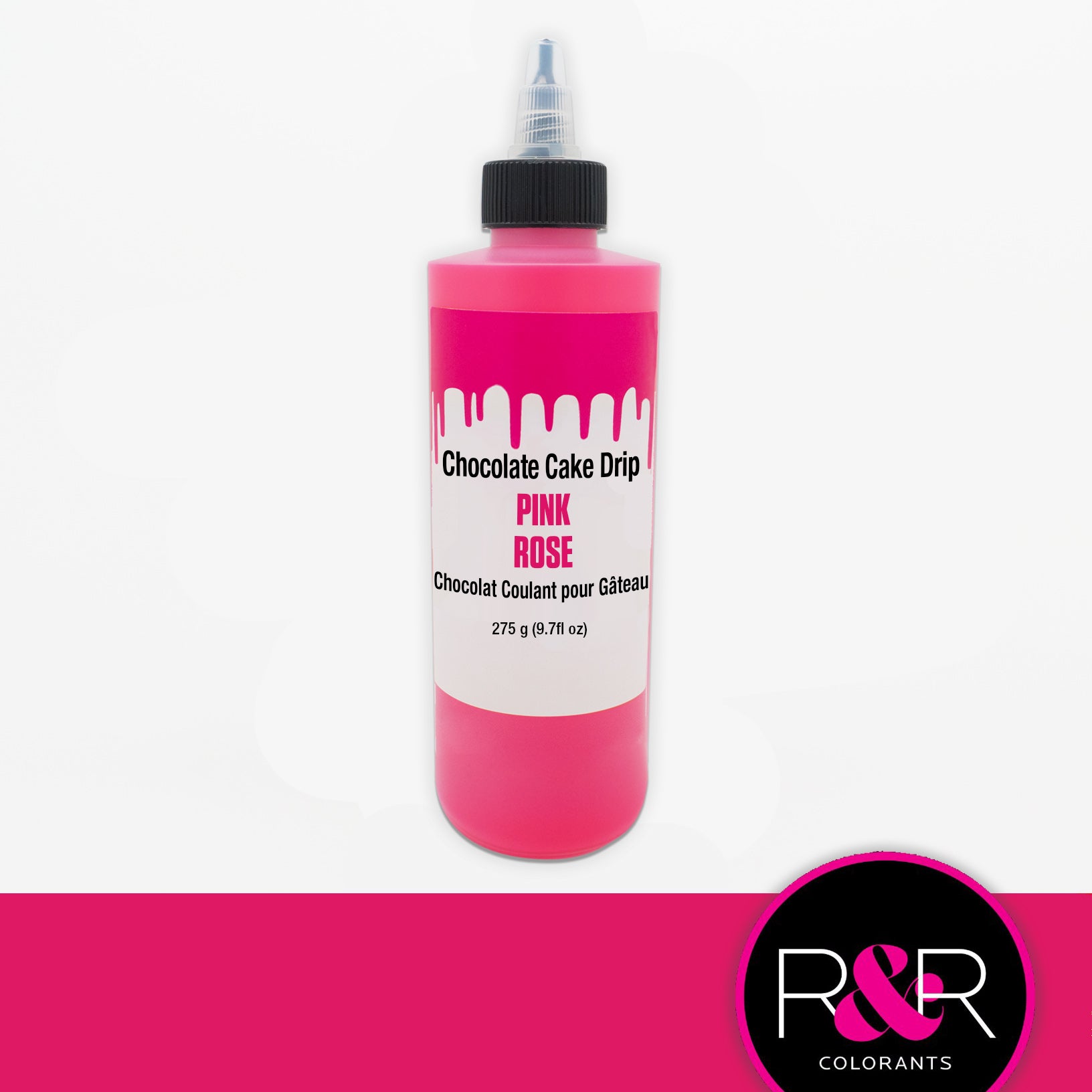 Chocolat Coulant pour Gâteau “Cake Drip” Rose - 275g - Roxy & Rich - Chocolat coulant pour gâteau - - La Guilde Culinaire