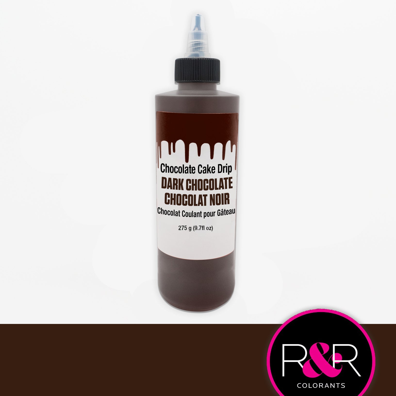 Chocolat Coulant pour Gâteau “Cake Drip” Chocolat Noir - 275g - Roxy & Rich - Chocolat coulant pour gâteau - - La Guilde Culinaire
