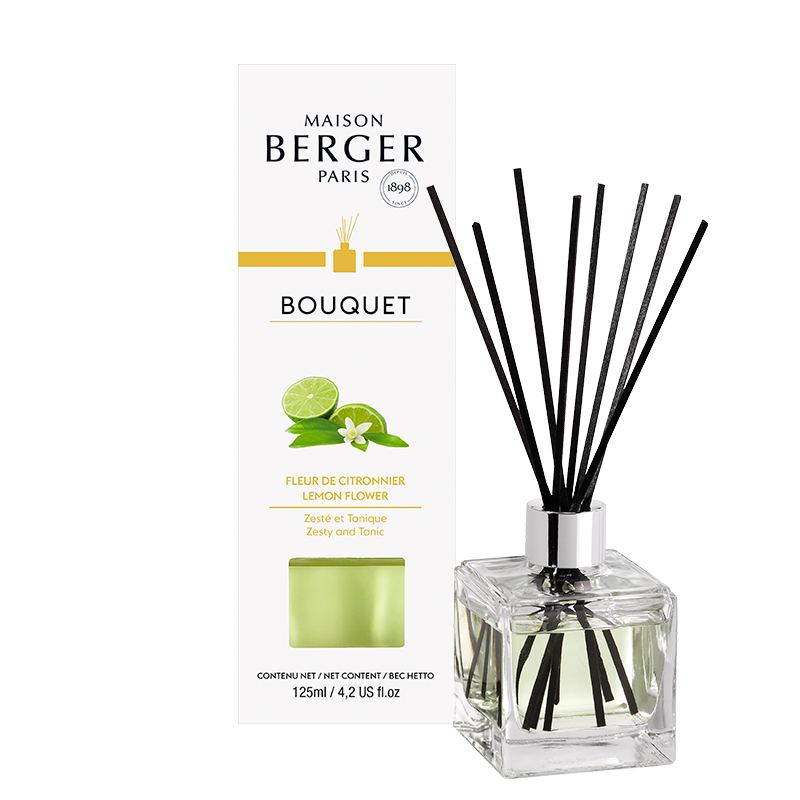 Bouquet parfumé Cube – Fleur de citronnier    - Maison Berger Paris - Parfums d'ambiance - 
