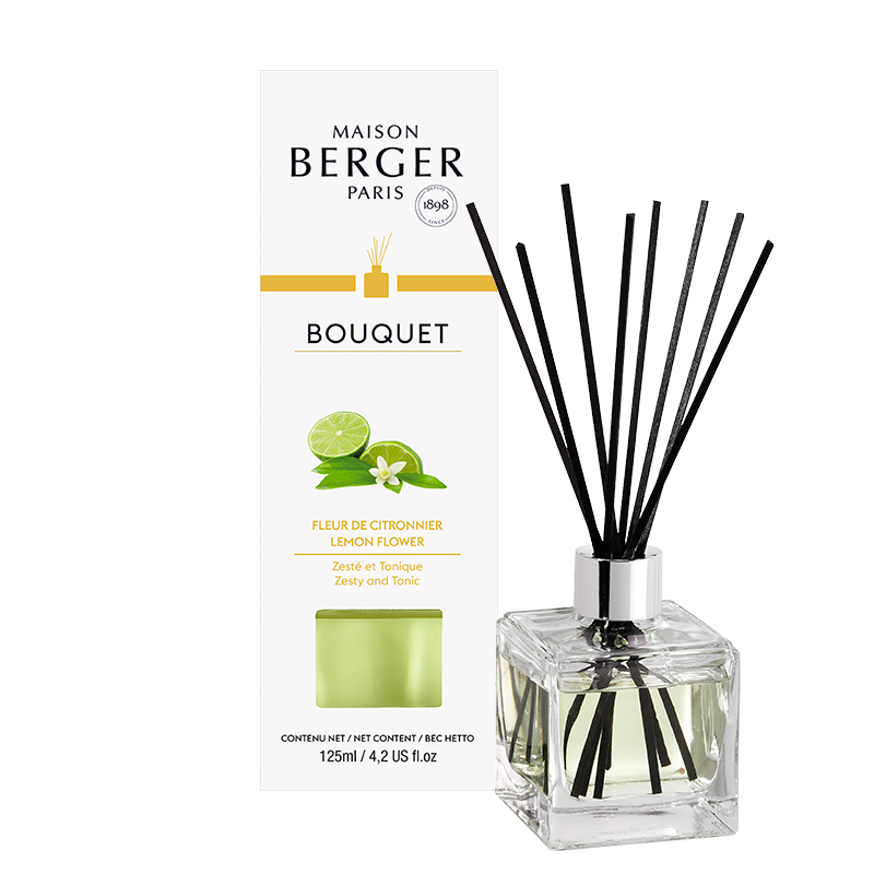Bouquet parfumé Cube – Fleur de citronnier - Maison Berger Paris - Bouquet parfumé - - La Guilde Culinaire