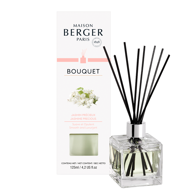 Bouquet parfumé Cube – Jasmin Précieux    - Maison Berger Paris - Parfums d'ambiance - 