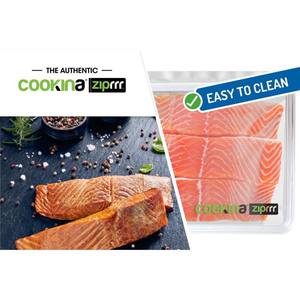 Cookina ZIPRRR - Sacs réutilisables à sandwich * - Cookina - Emballage alimentaire - - La Guilde Culinaire