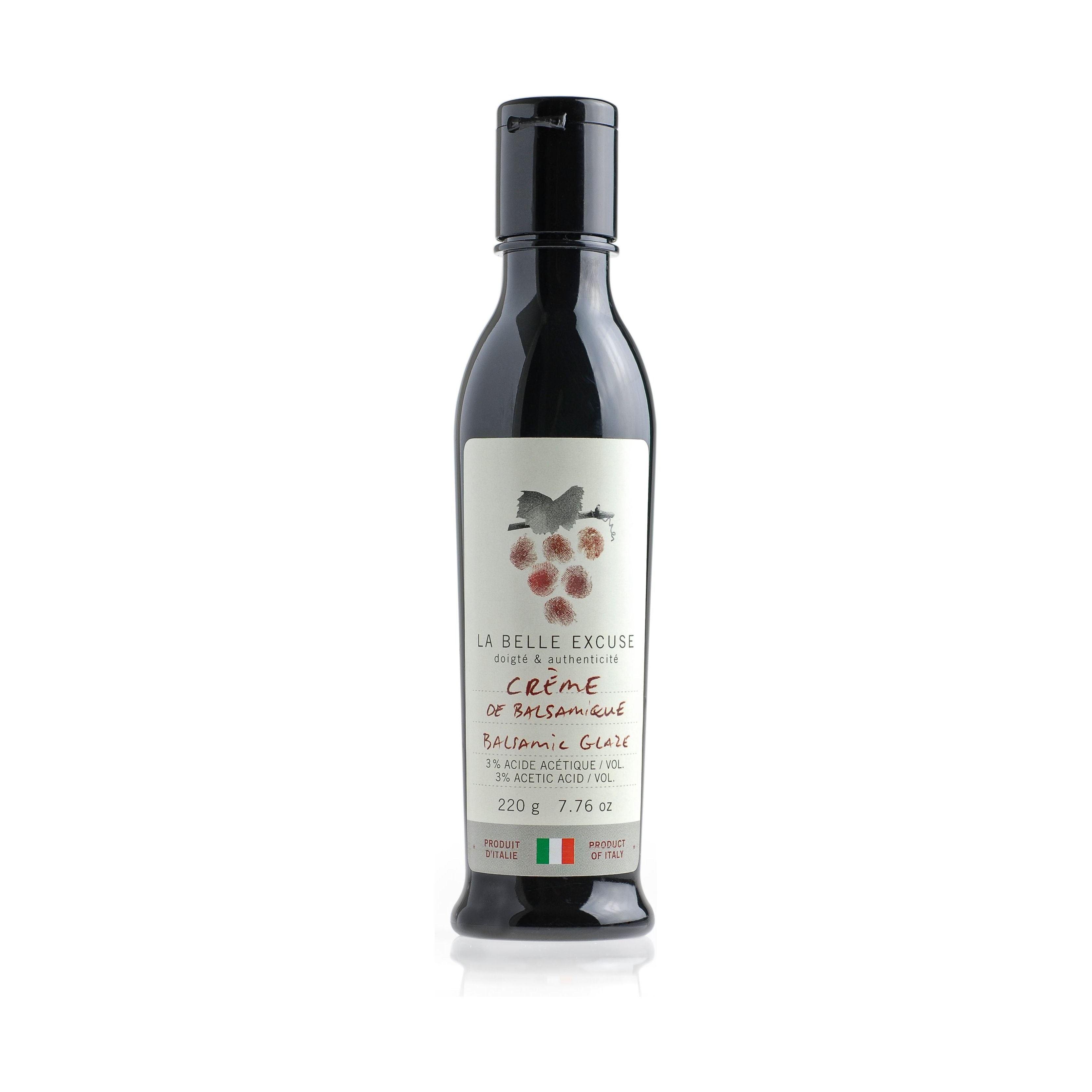 Crème de balsamique traditionnel 220g - La Belle Excuse - Vinaigre - - La Guilde Culinaire
