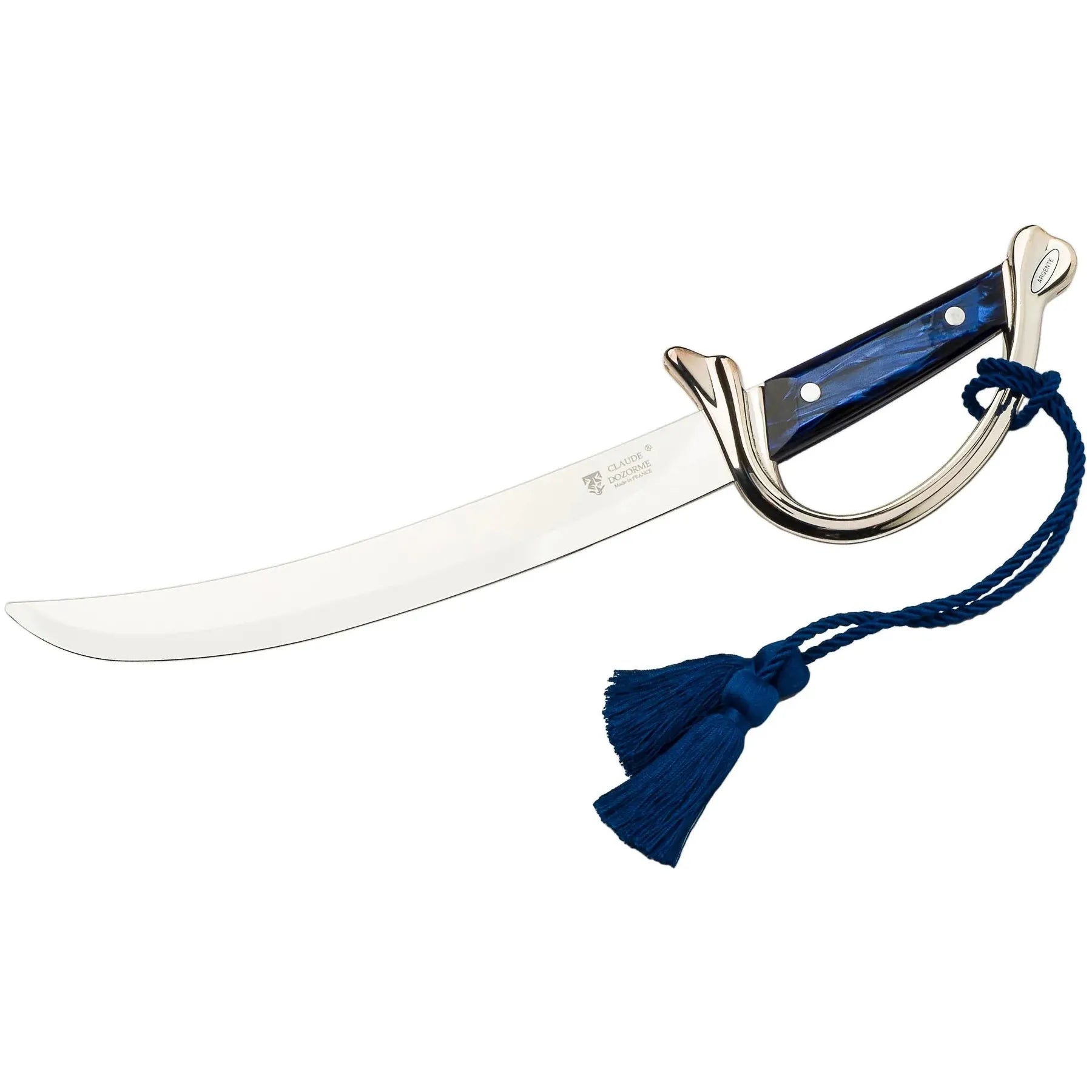 Sabre à champagne Lassalle manche bleu - Claude Dozorme - Claude Dozorme - Sabre à champagne - - La Guilde Culinaire
