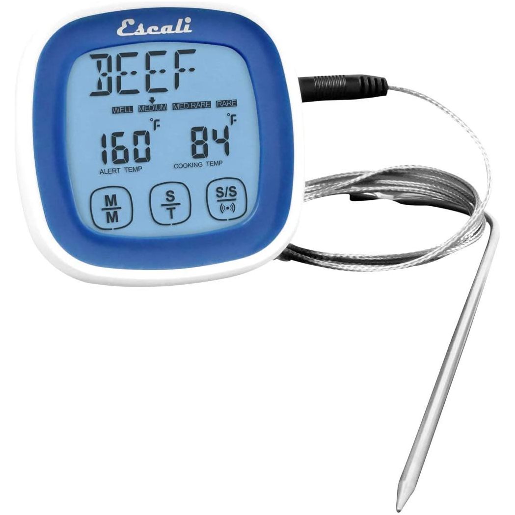 Thermomètre et minuterie à écran tactile - Escali - Thermomètre de cuisine - - La Guilde Culinaire
