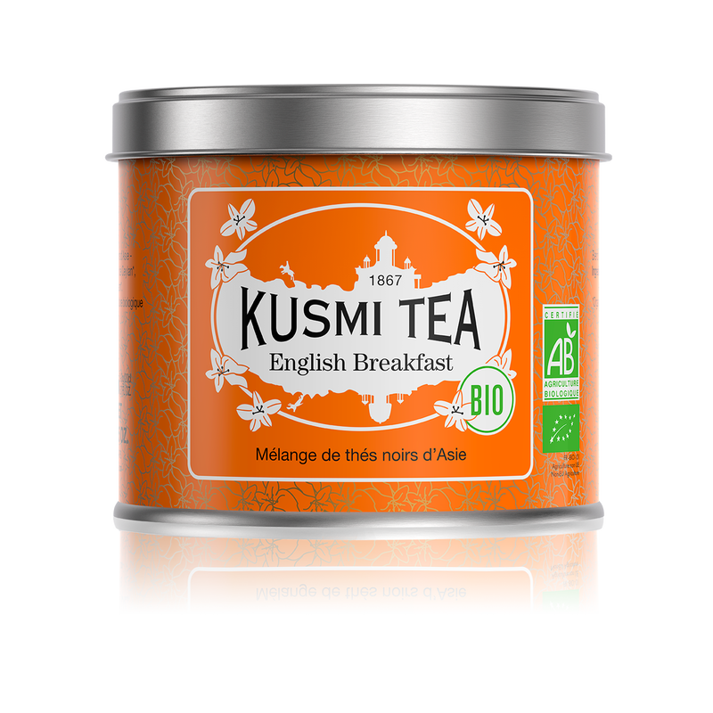 Thé Noir English Breakfast Boîte métal 100g - Kusmi Tea - Thé et infusion - KM1571 - La Guilde Culinaire