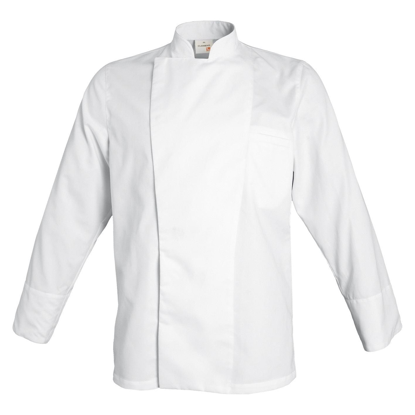 Veste de cuisine Epure Blanc Longues T0 - UE S-42/44 - US 34/35 - Clement Design - Veste cuisine homme - EPURE BLANC ML T0 - La Guilde Culinaire