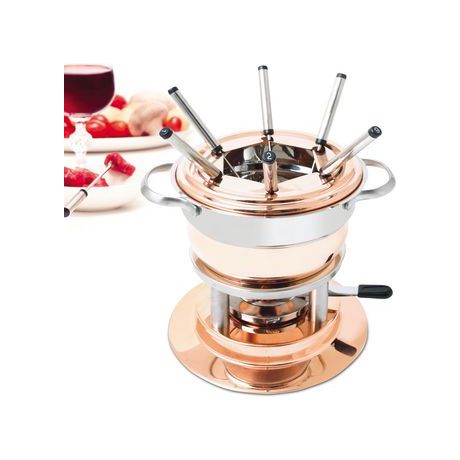 LAUSANNE Service à fondue 11 pcs Cuivre - Swissmar - Service à fondue - - La Guilde Culinaire