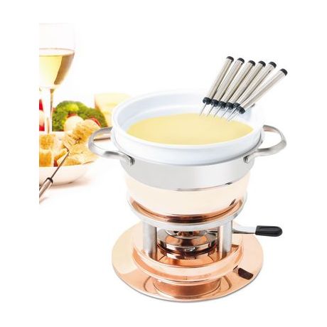 LAUSANNE Service à fondue 11 pcs Cuivre - Swissmar - Service à fondue - - La Guilde Culinaire