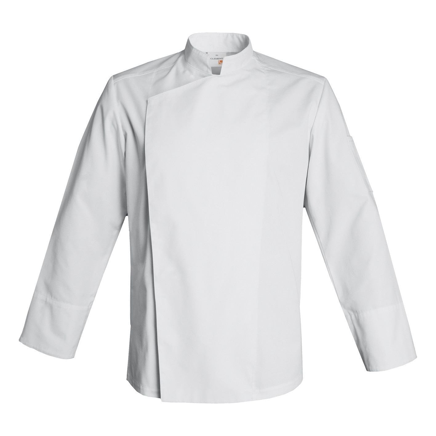 Veste de cuisine Firenze Blanc Courtes T00 - UE XS-40/42 - US 31/33 - Clement Design - Veste cuisine homme - FIRENZE-BLANC MC T00 - La Guilde Culinaire