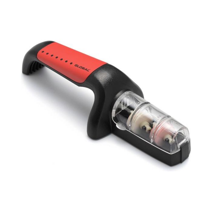 Global Aiguisoir céramique à eau (Rouge) - Global - Aiguiseur et affutoir - - La Guilde Culinaire