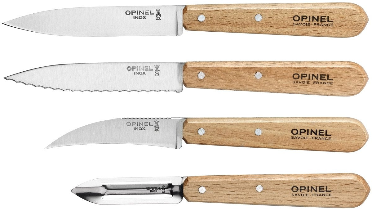 Opinel - Les essentiels du cuisinier (Classique)    - Opinel - Ensemble de couteaux - 