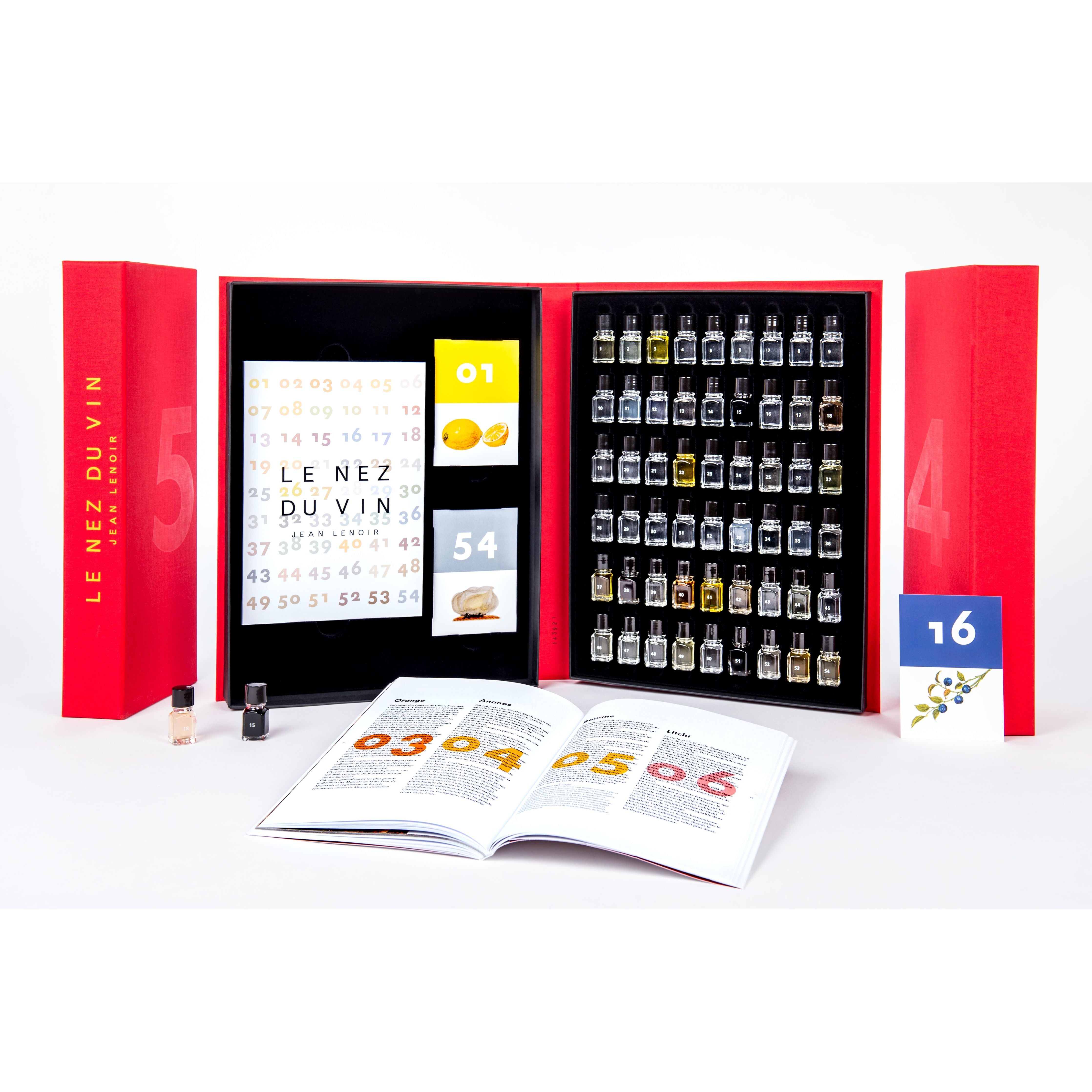 Le Grand Coffret - 54 Arômes - Le Nez du Vin - Livre d'alcool et boisson - - La Guilde Culinaire