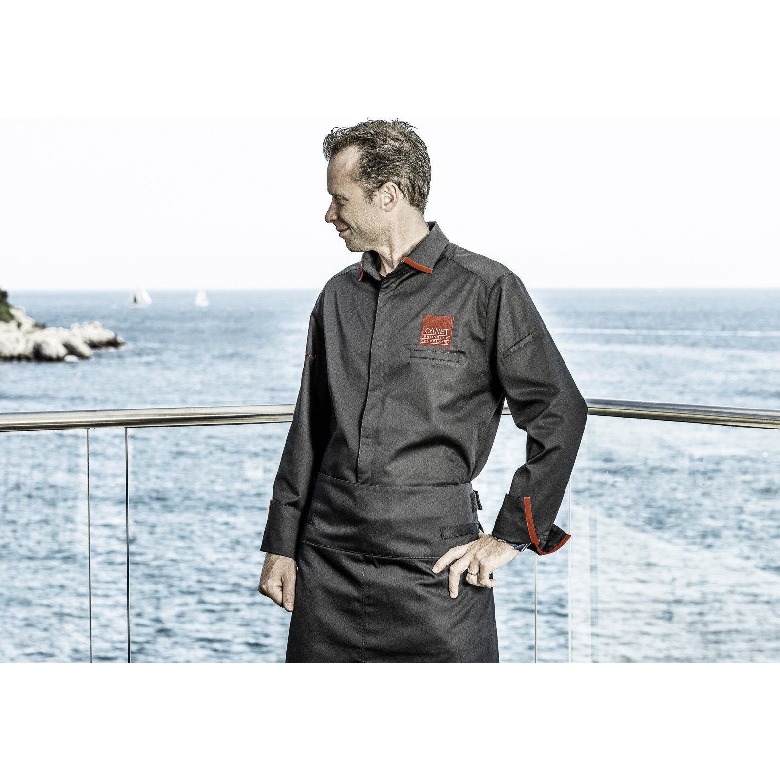 Veste de cuisine Imperia Noir * - Clement Design - Veste cuisine homme - - La Guilde Culinaire