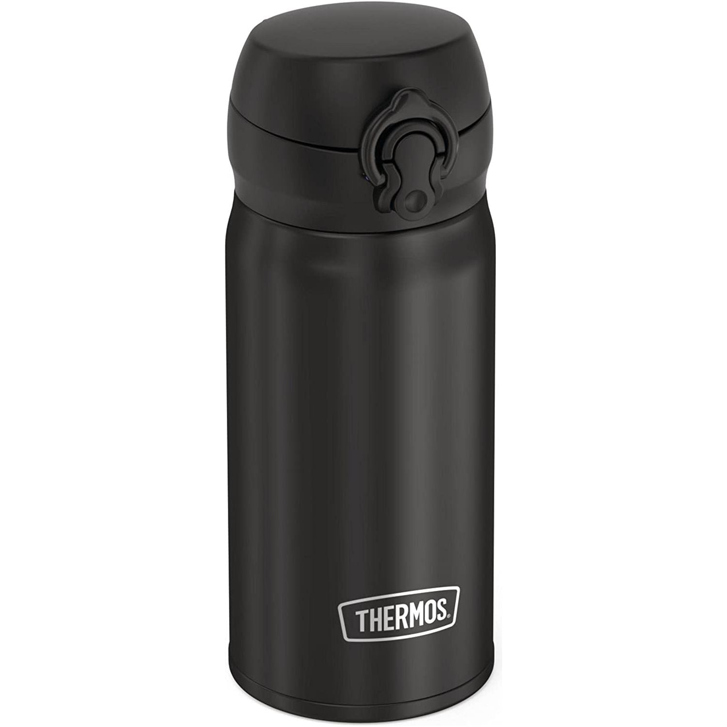Bouteille en acier inoxydable Direct Drink Noir - 355 ml - Thermos - Bouteille d'eau - - La Guilde Culinaire