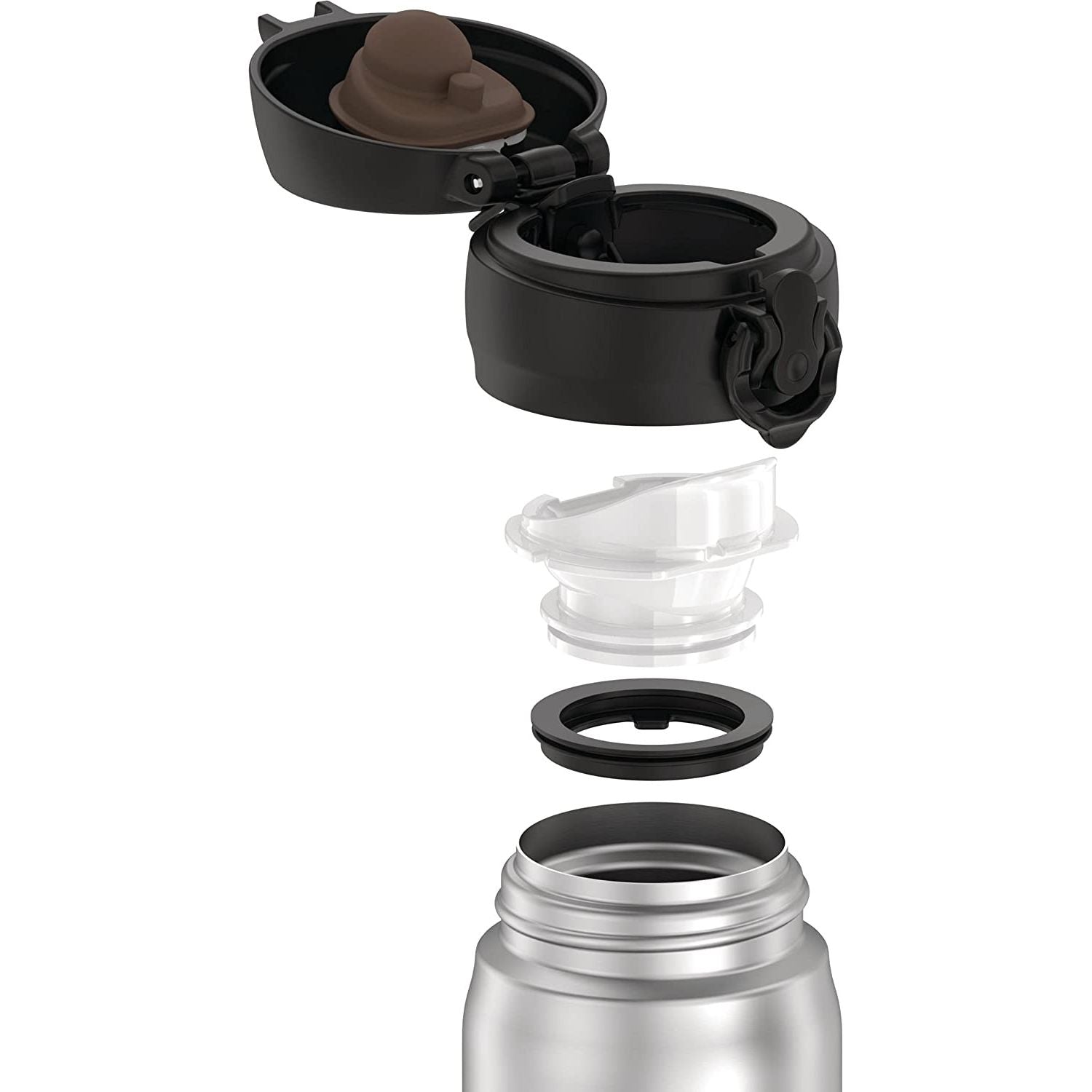 Bouteille en acier inoxydable Direct Drink - 355 ml - Thermos - Bouteille d'eau - - La Guilde Culinaire