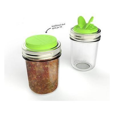 Couvercle à épices vert pour pots Mason - Jarware - Pot masson - - La Guilde Culinaire