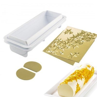 Moule Bûche 3D Starlight - SilikoMart - Moule à bûche - - La Guilde Culinaire