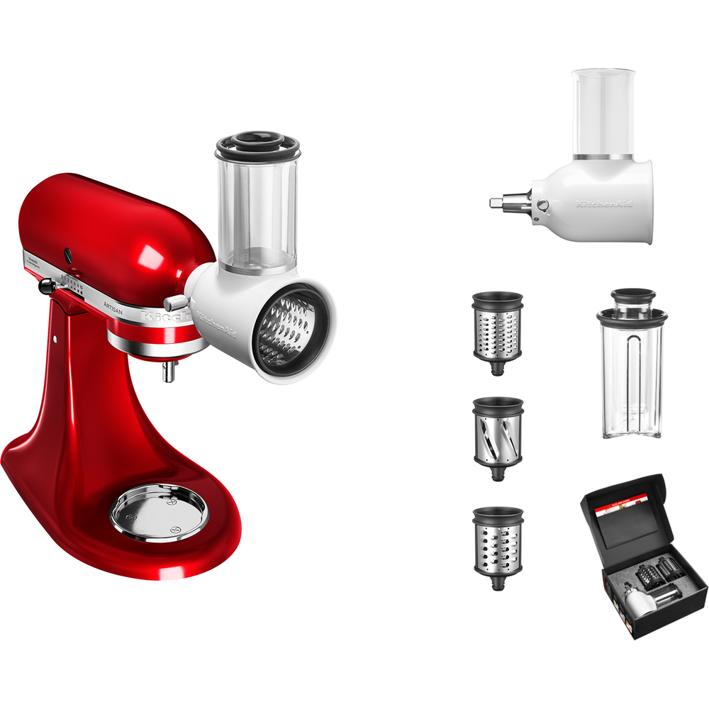 Râpe Multifonction à 3 tambours pour Batteur Kitchenaid - Kitchenaid - Accessoires batteur sur socle - - La Guilde Culinaire