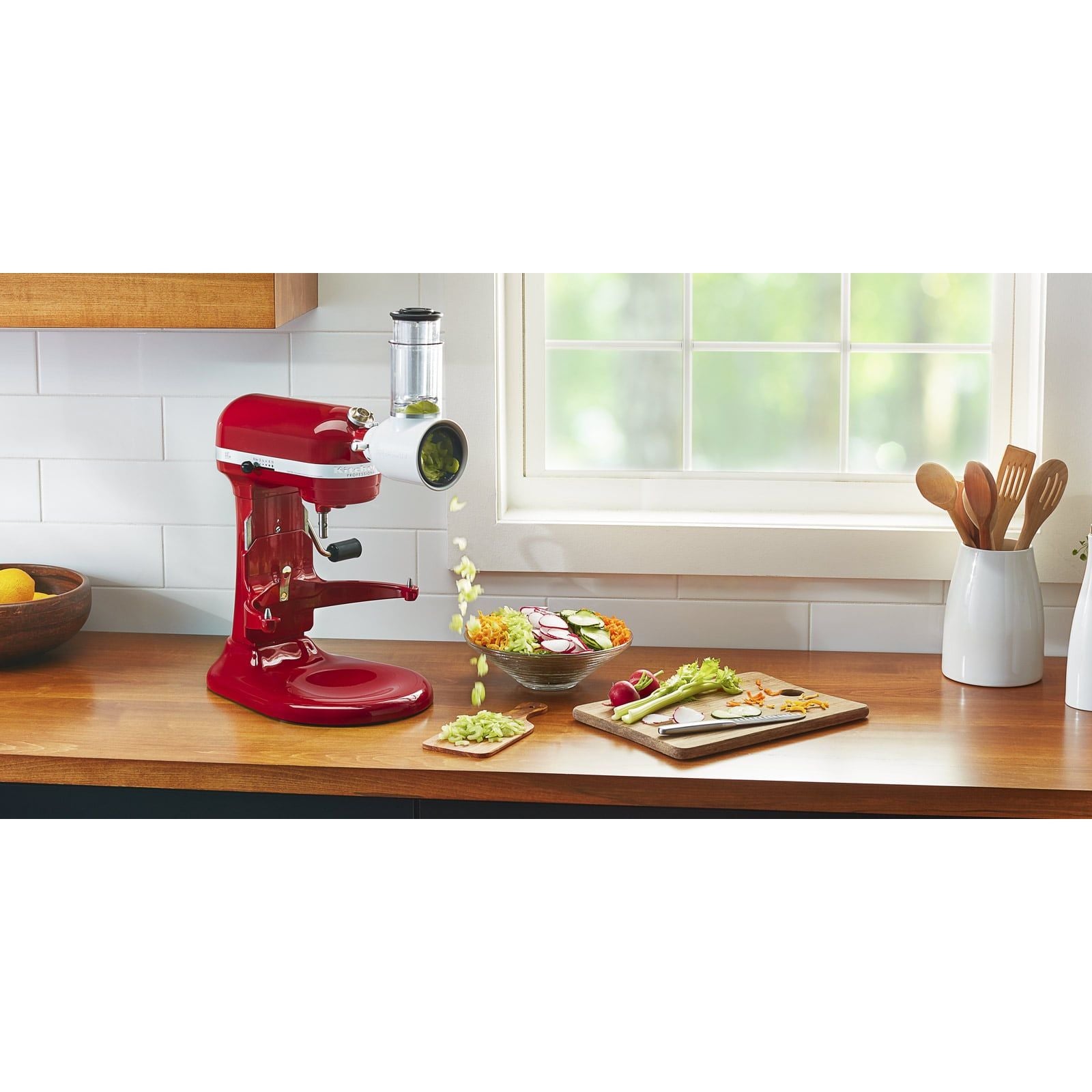 Râpe Multifonction à 3 tambours pour Batteur Kitchenaid - Kitchenaid - Accessoires batteur sur socle - - La Guilde Culinaire