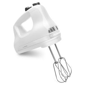 Batteur à main Ultra Power 5 vitesses Blanc - Kitchenaid - Batteur à main - KHM512WH - La Guilde Culinaire