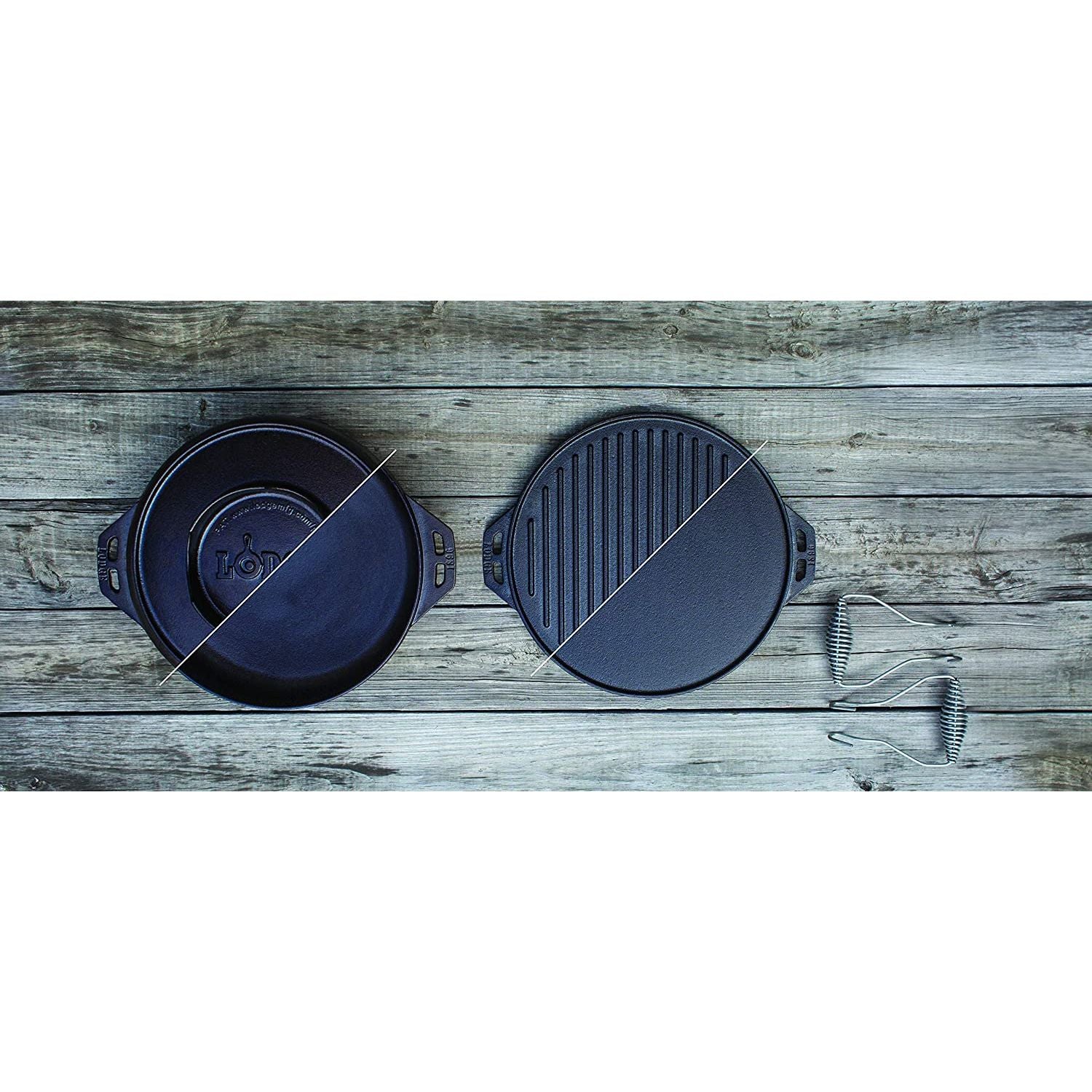 Ensemble de cuisson en fonte Cook-It-All - Lodge - Gril - - La Guilde Culinaire