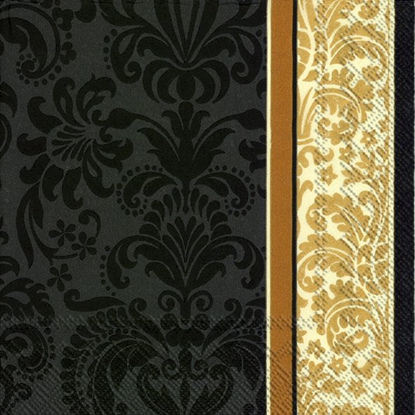 Serviette de table ''Velvet Black'' - IHR - Serviette - - La Guilde Culinaire