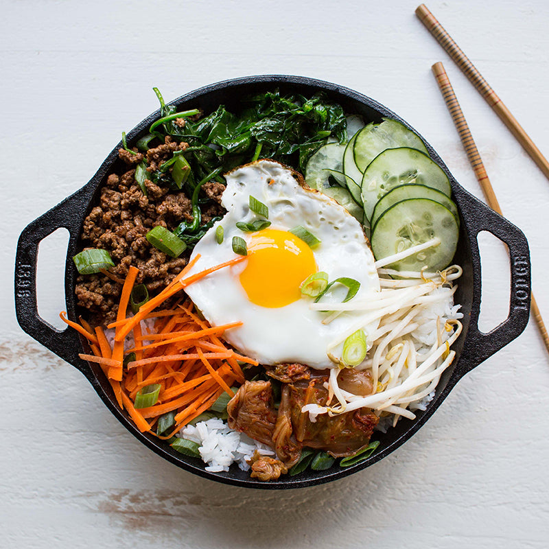 Mini Wok en fonte de 9" - Lodge - Wok - - La Guilde Culinaire