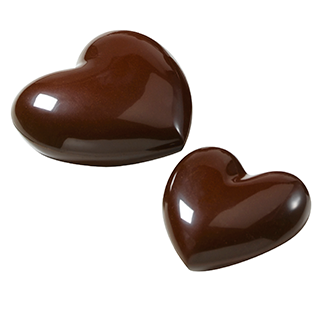 Moule pour chocolat en polycarbonate - Coeurs #R45    - Cacao Barry - Moule pour chocolat - 