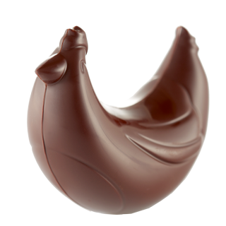 Moule Poule Rieuse 11 cm - #J4 - Cacao Barry - Moule pour chocolat - - La Guilde Culinaire