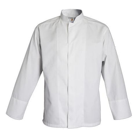 Veste de cuisine Monastir * Blanc Longues T6 - UE 4XL-66/68 - US 51/54 - Clement Design - Veste cuisine homme - MONASTIR BLANC ML T6 DIS - La Guilde Culinaire