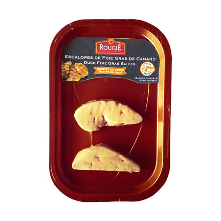 Escalopes de foie gras de canard surgelé (Prix pour 2)    - Rougié - Foie gras - 