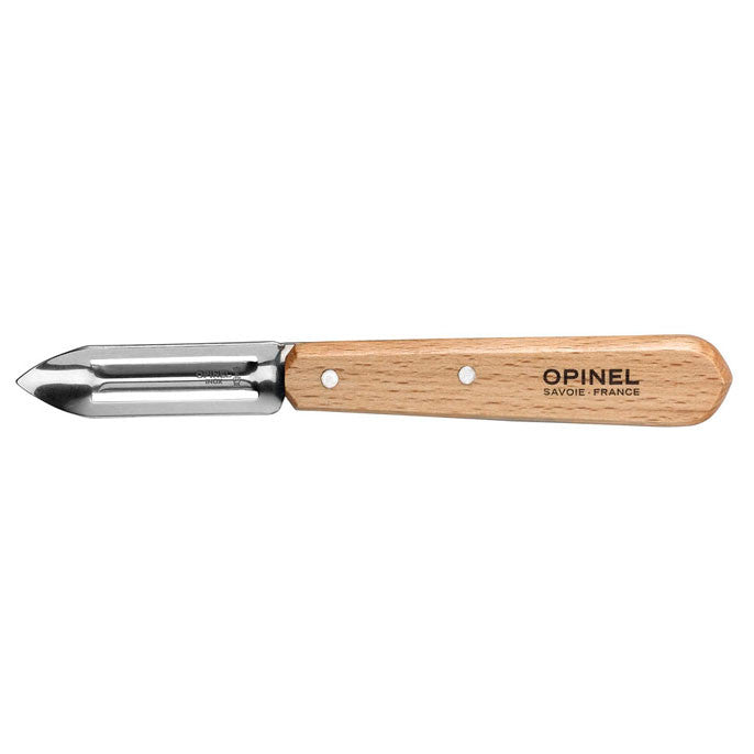 Opinel - Couteau éplucheur N°115 Hêtre naturel - Opinel - Couteau à légumes - 001928 - La Guilde Culinaire
