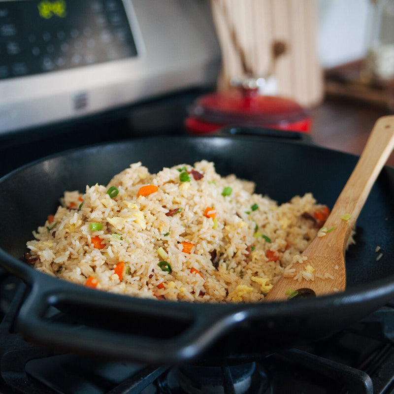 Wok en fonte de 14" - Lodge - Wok - - La Guilde Culinaire