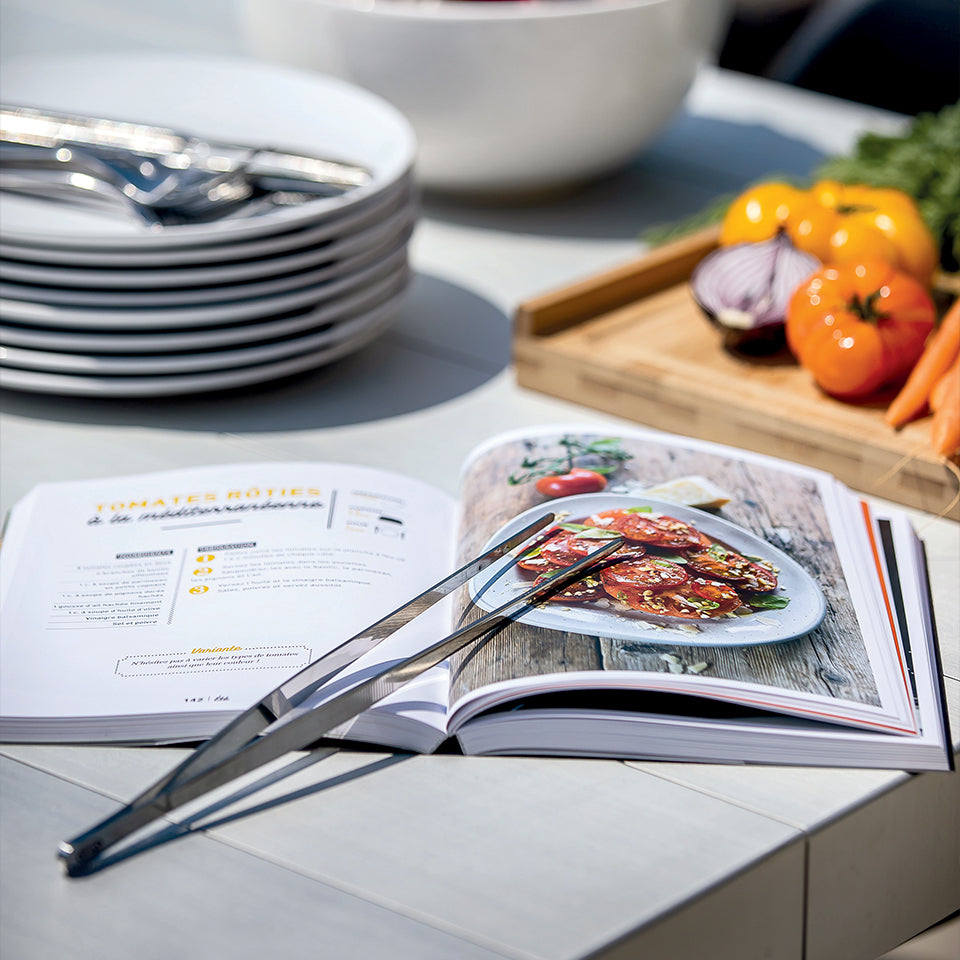 Pince de précision en acier inoxydable à bouts droits 11,8" - ENO - Pince de précision - - La Guilde Culinaire