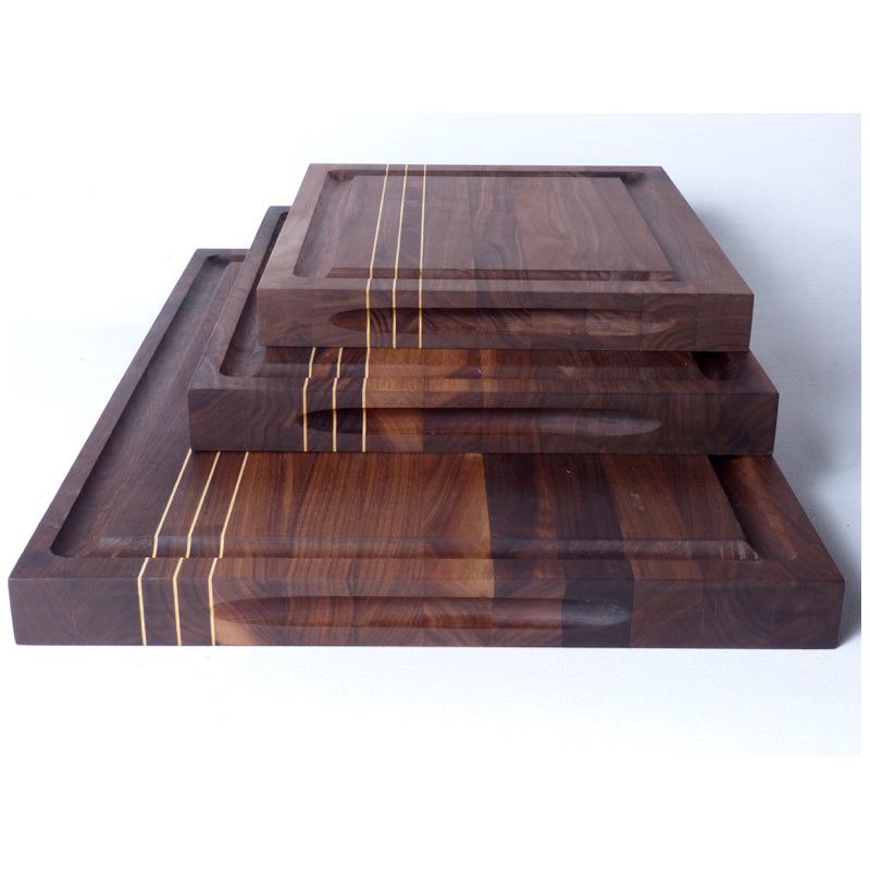 Planche à Jus Noyer 15" X 12" - Arbol - Planche à découper - PL-070N - La Guilde Culinaire