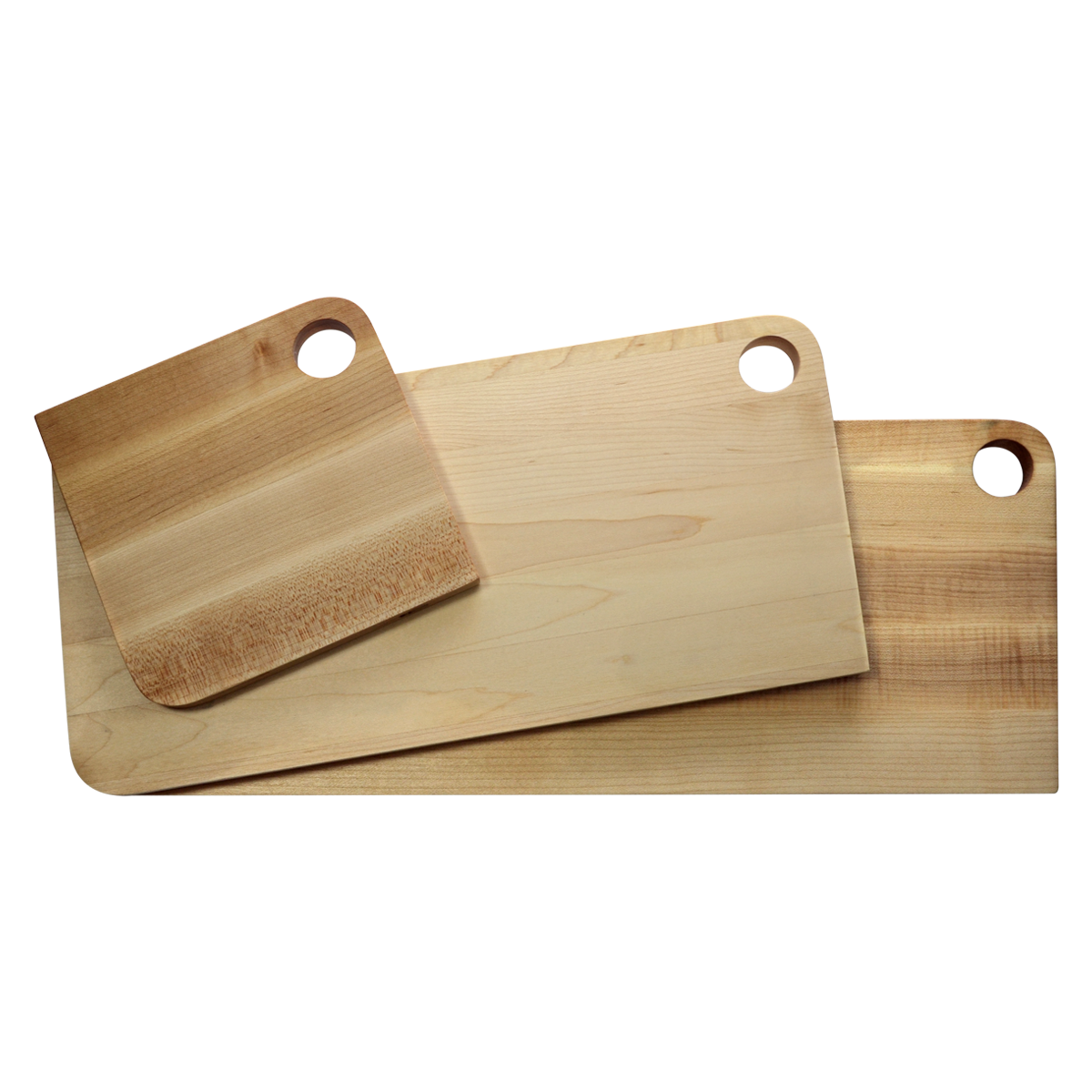 Planche de service à trou en érable - grande - Le Temps des Cigales - Plateau de service - - La Guilde Culinaire