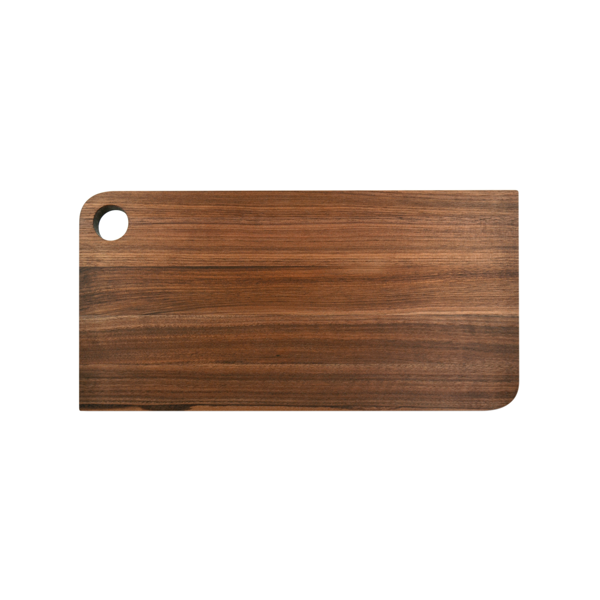 Planche de service à trou en noyer - moyenne - Le Temps des Cigales - Plateau de service - - La Guilde Culinaire